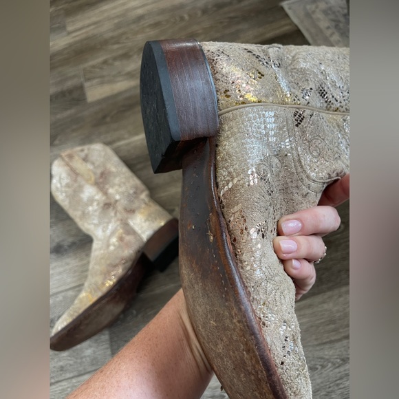 Lucchese cream/gold crackle - Picture 16 of 16